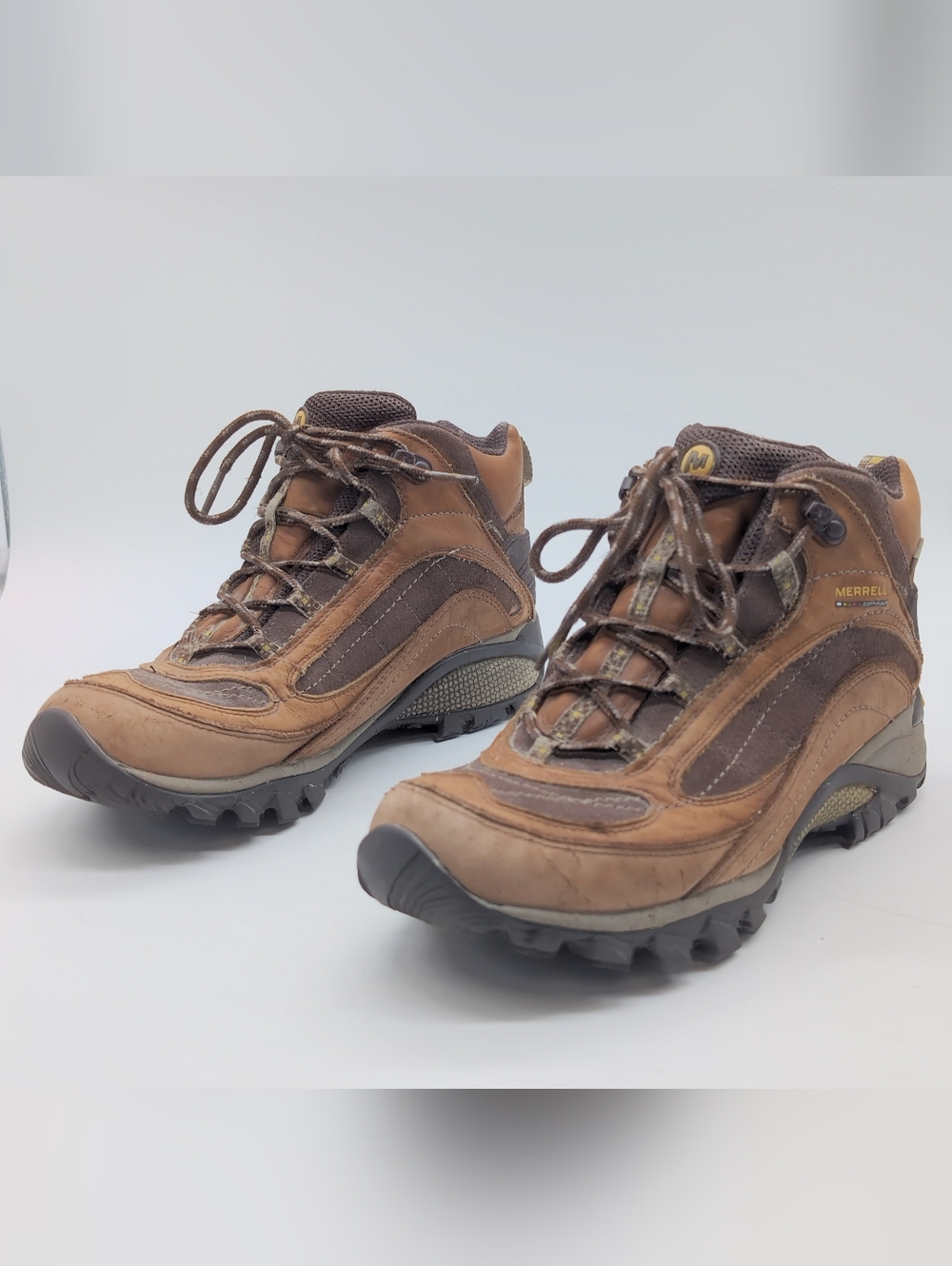 Merrell Siren Continuum Sz 9.5 Women's Brown Leather Hiking Shoes